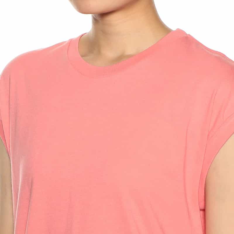 AURALEE シームレスクルーネックTシャツ PINK