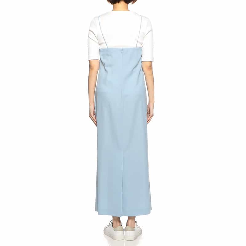 AURALEE キャミソールロングドレス BLUE