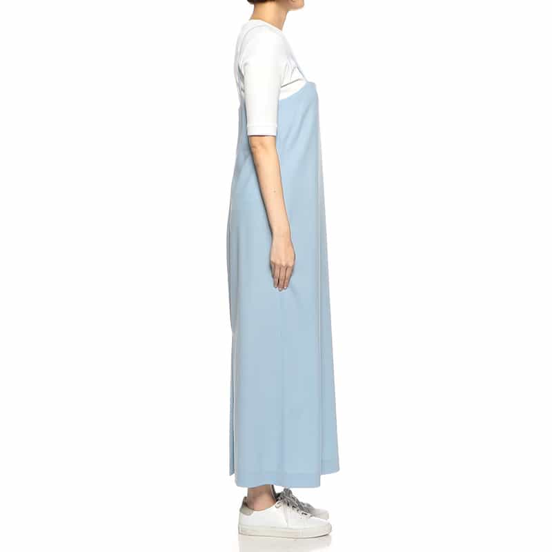 AURALEE キャミソールロングドレス BLUE