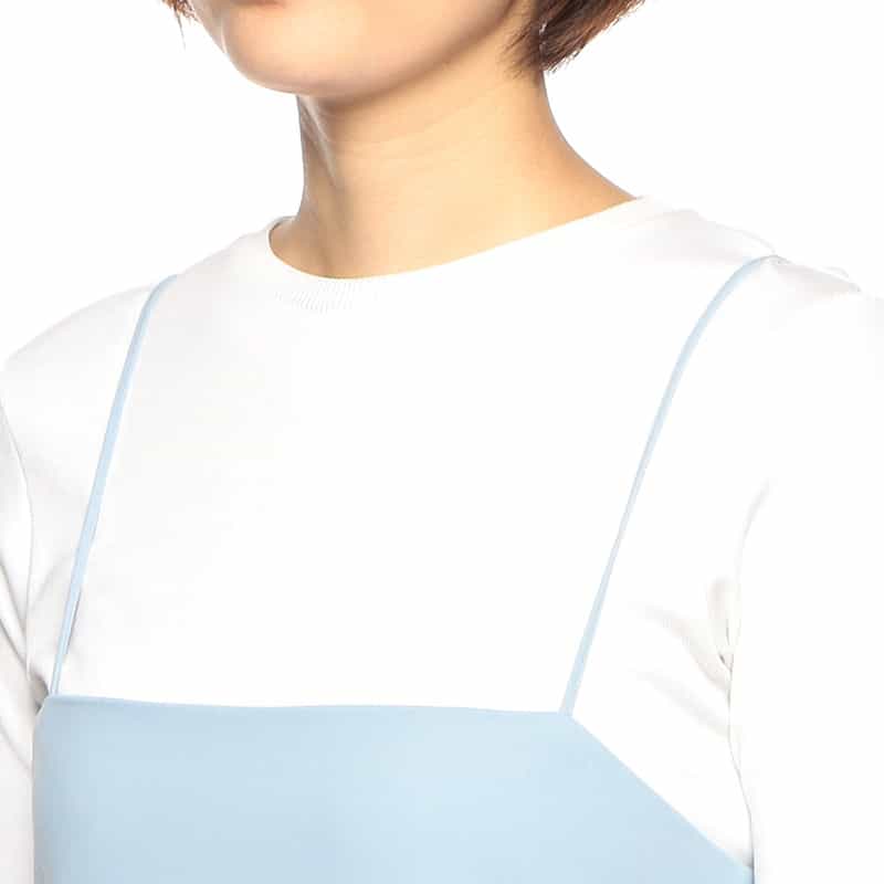 AURALEE キャミソールロングドレス BLUE