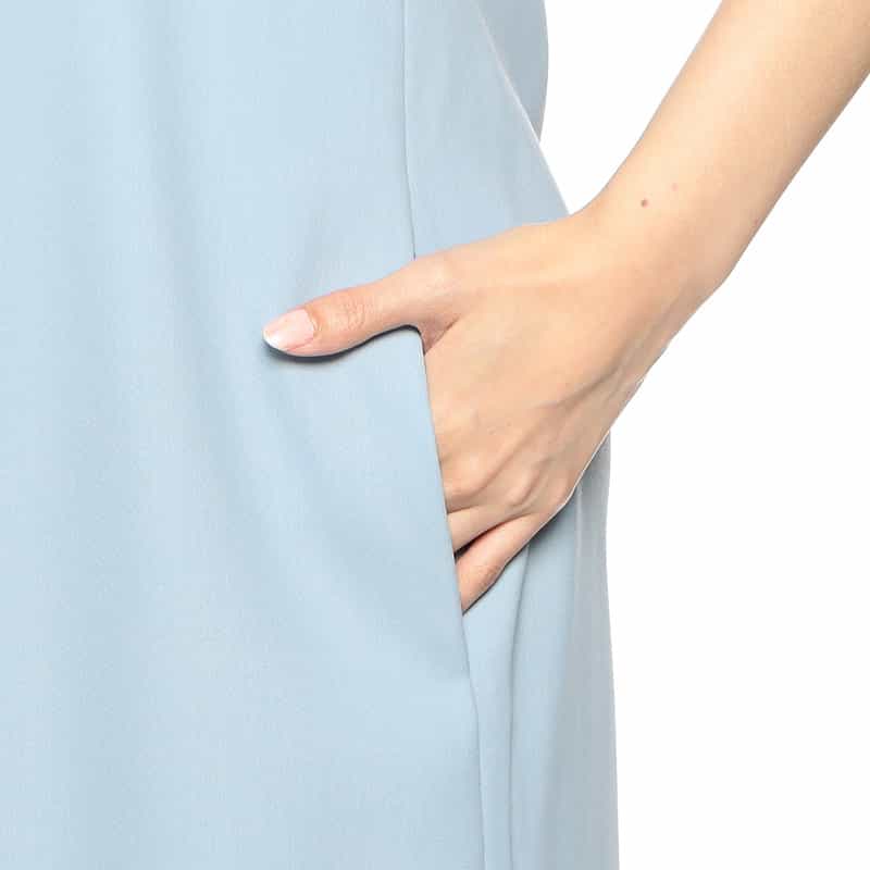 AURALEE キャミソールロングドレス BLUE