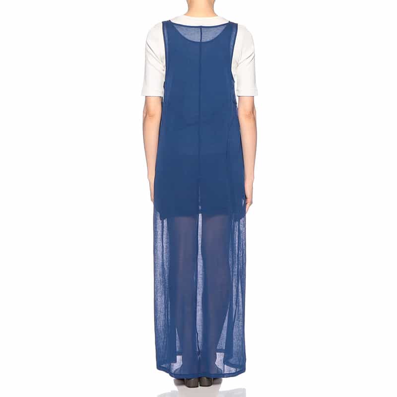 AURALEE レイヤードシアードレス BLUE