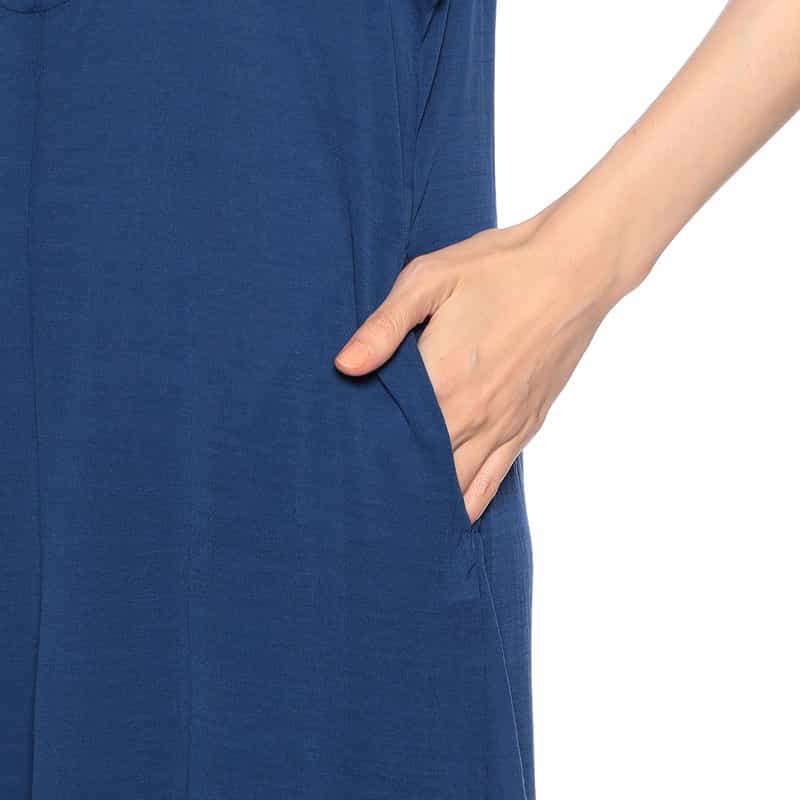 AURALEE レイヤードシアードレス BLUE