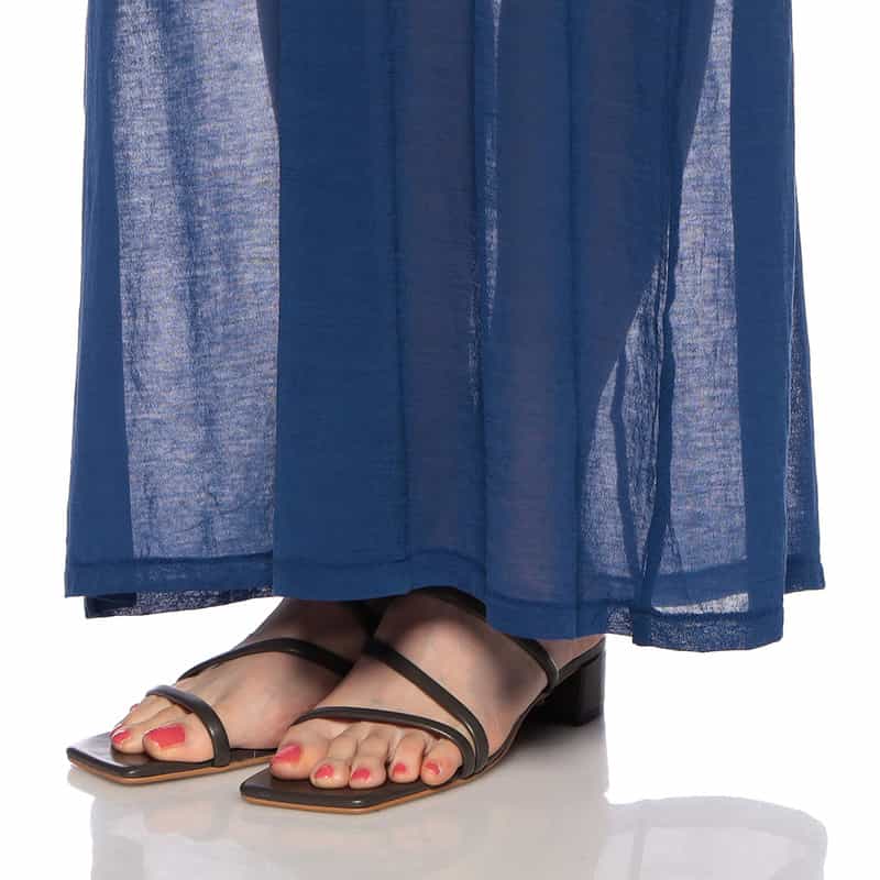 AURALEE レイヤードシアードレス BLUE