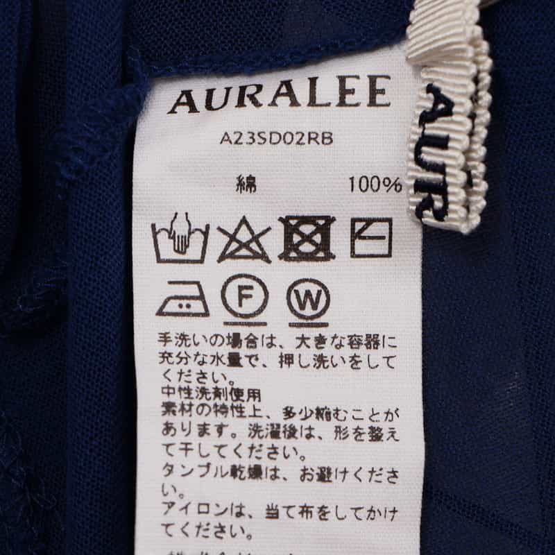 AURALEE レイヤードシアードレス BLUE