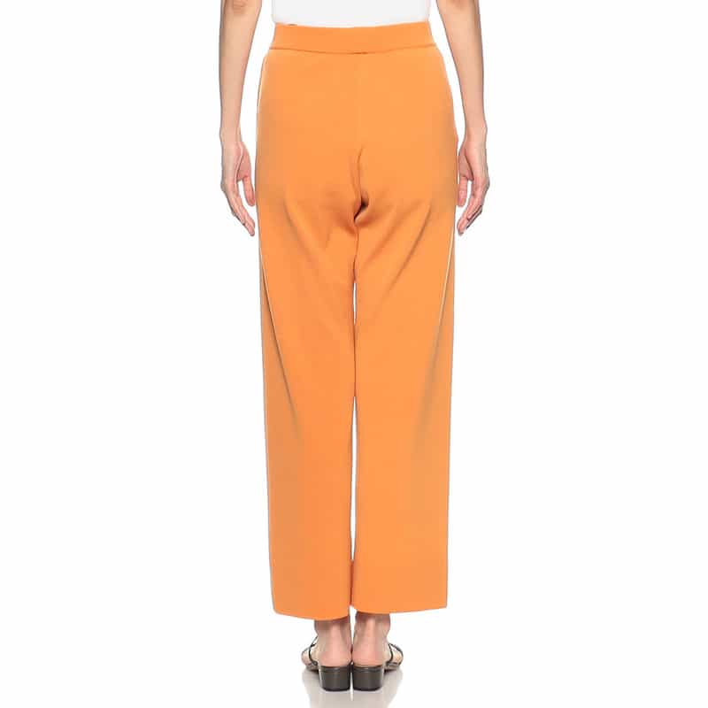 AURALEE リブニットパンツ ORANGE