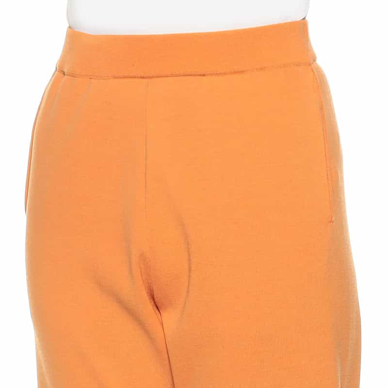 AURALEE リブニットパンツ ORANGE