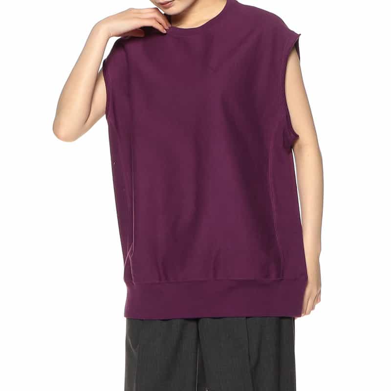 AURALEE スエットカットソー PURPLE