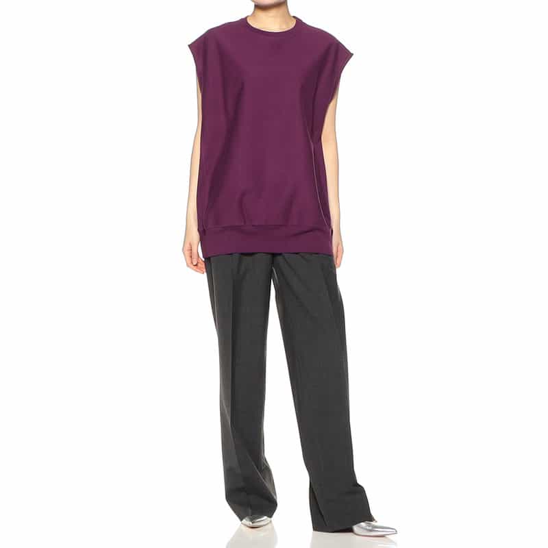 AURALEE スエットカットソー PURPLE