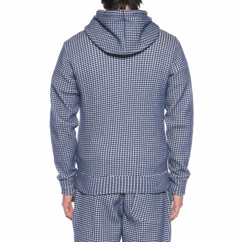 SEA GREEN バーニーズ ニューヨーク限定ワッフルパーカー BLUE