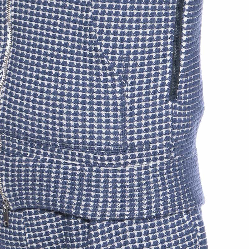 SEA GREEN バーニーズ ニューヨーク限定ワッフルパーカー BLUE