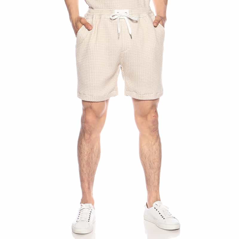 SEA GREEN バーニーズ　ニューヨーク限定ワッフルショーツ BEIGE