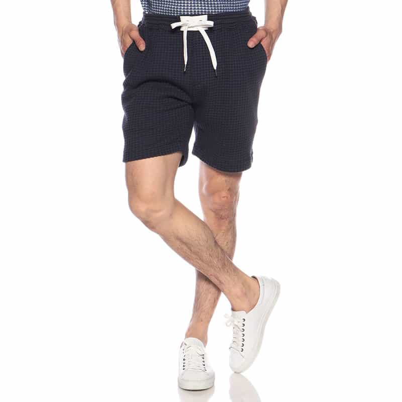 SEA GREEN バーニーズ　ニューヨーク限定ワッフルショーツ NAVY