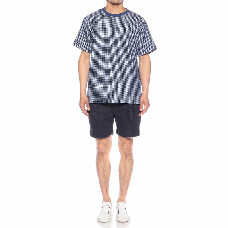 SEA GREEN バーニーズ ニューヨーク限定ワッフルTシャツ BLUE