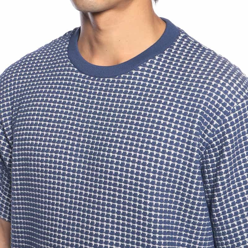 SEA GREEN バーニーズ ニューヨーク限定ワッフルTシャツ BLUE