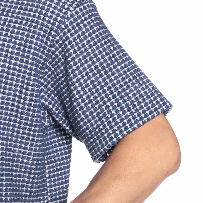 SEA GREEN バーニーズ ニューヨーク限定ワッフルTシャツ BLUE