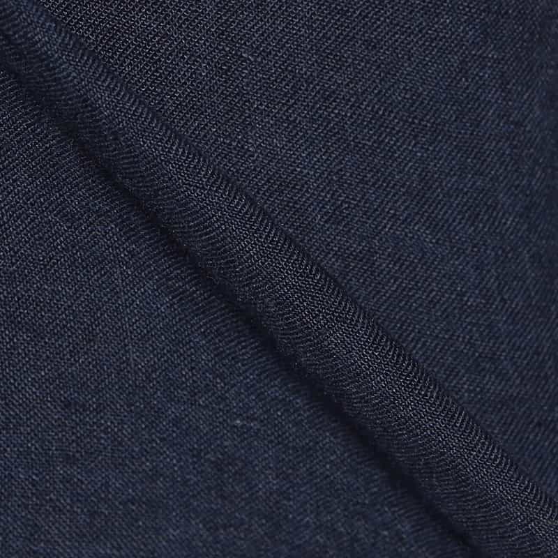 BARNEYS NEW YORK 半袖リネンシャツ NAVY