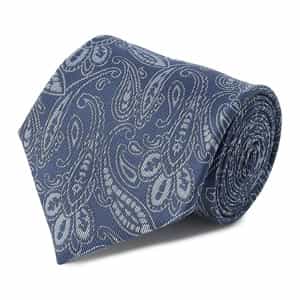 ペイズリー柄ジャカードタイ