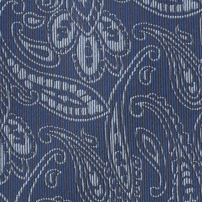 BARNEYS NEW YORK ペイズリー柄ジャカードタイ NAVY