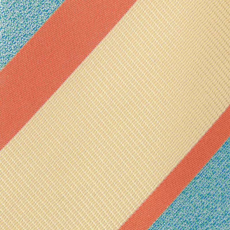 BARNEYS NEW YORK ストライプ柄タイ TURQUOISE