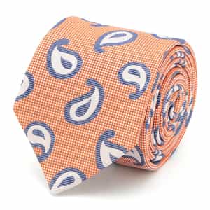 ペイズリー柄タイ
