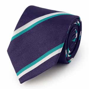 ダブルストライプ柄タイ