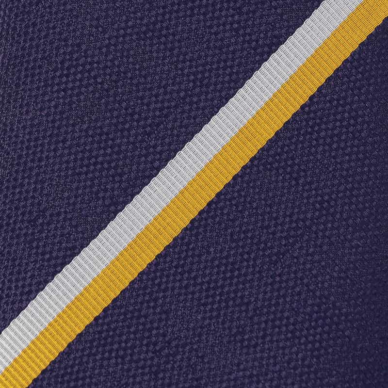 SEAWARD＆STEARN ストライプ柄タイ NAVY