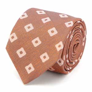 スクエア柄タイ