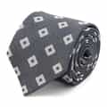 スクエア柄タイ
