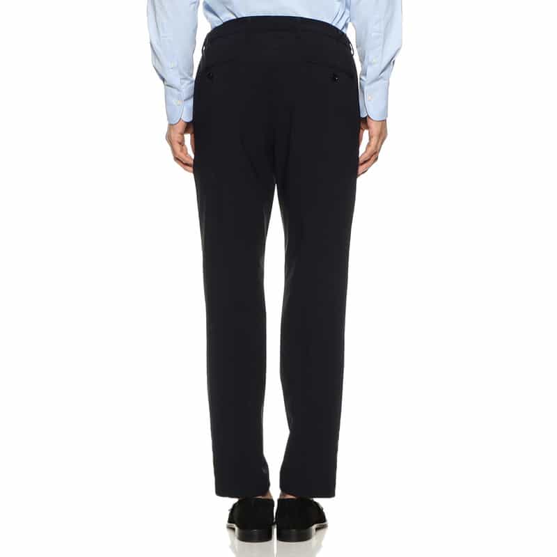 BARNEYS NEW YORK セットアップナイロンストレッチイージーパンツ NAVY