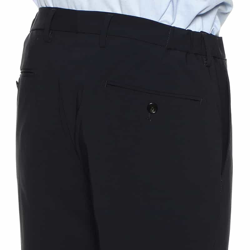 BARNEYS NEW YORK セットアップナイロンストレッチイージーパンツ NAVY