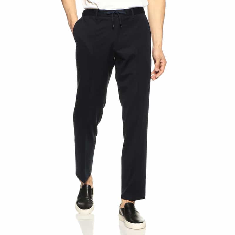 BARNEYS NEW YORK セットアップイージーパンツ NAVY