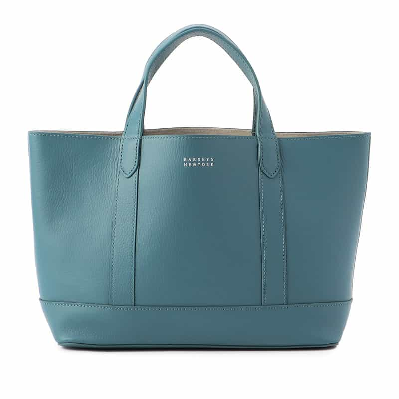 BARNEYS NEW YORK ロゴミニトートバッグ TURQUOISE