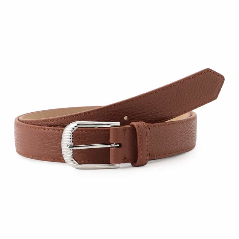 MAISON OCTOPUSSY シュリンクレザーベルト 28mm LIGHT BROWN