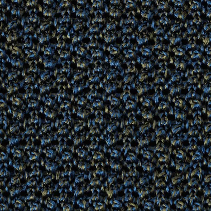 BARNEYS NEW YORK メランジ調ニットタイ GREEN