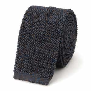 メランジ調ニットタイ