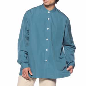 ノーカラーオーバーシャツ "UENO"