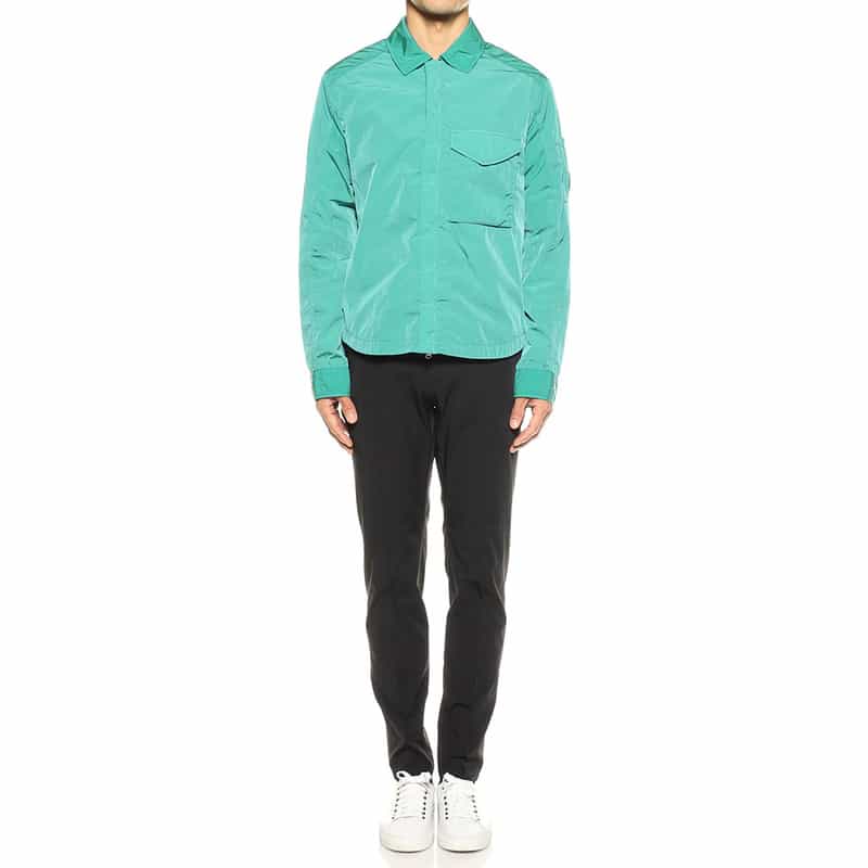 CP COMPANY 防水シャツブルゾン “CHROME-R" LIGHT GREEN