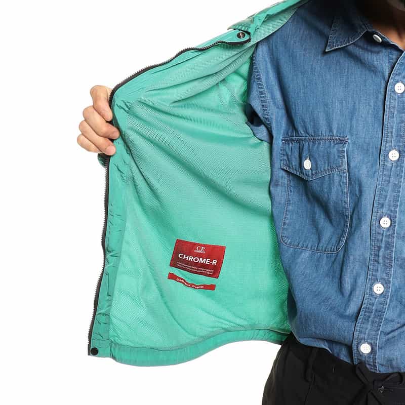 CP COMPANY 防水シャツブルゾン “CHROME-R" LIGHT GREEN
