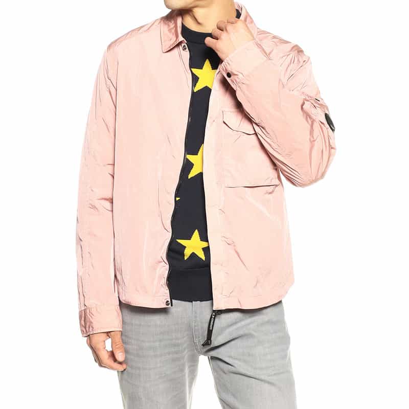 CP COMPANY 防水シャツブルゾン “CHROME-R" LIGHT PINK