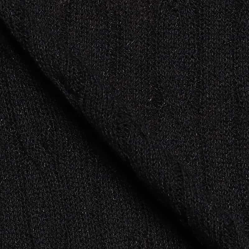 BARNEYS NEW YORK ケーブルニットプルオーバー BLACK