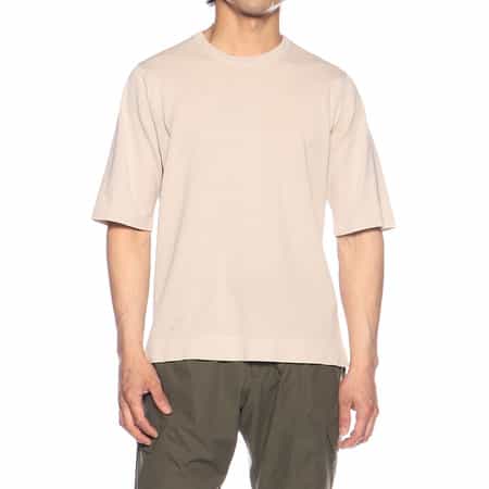 コットンニットTシャツ