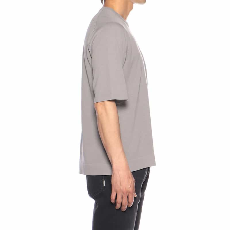 BARNEYS NEW YORK コットンニットTシャツ GRAY