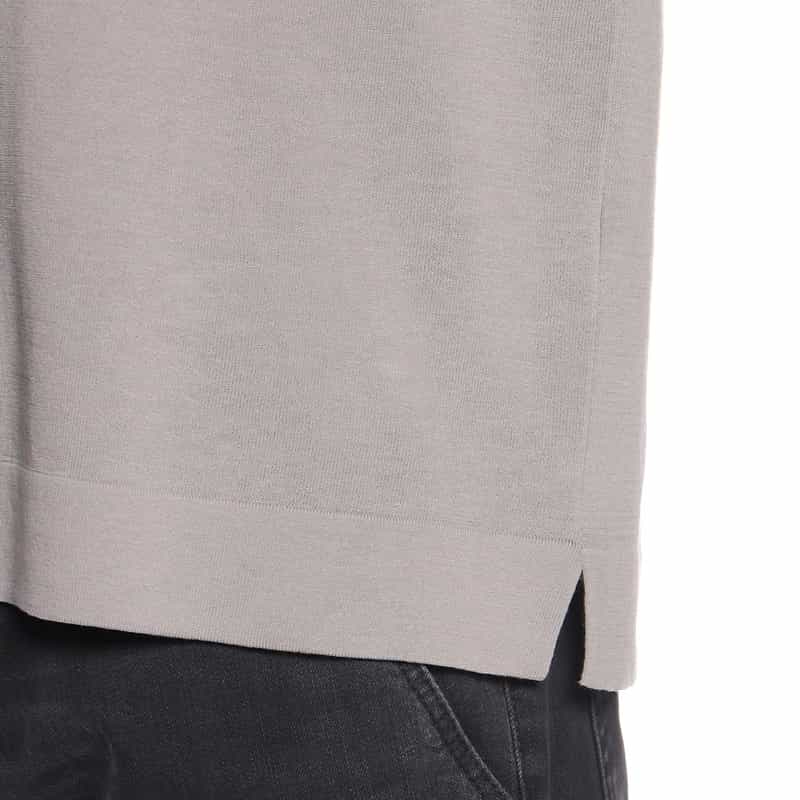 BARNEYS NEW YORK コットンニットTシャツ GRAY