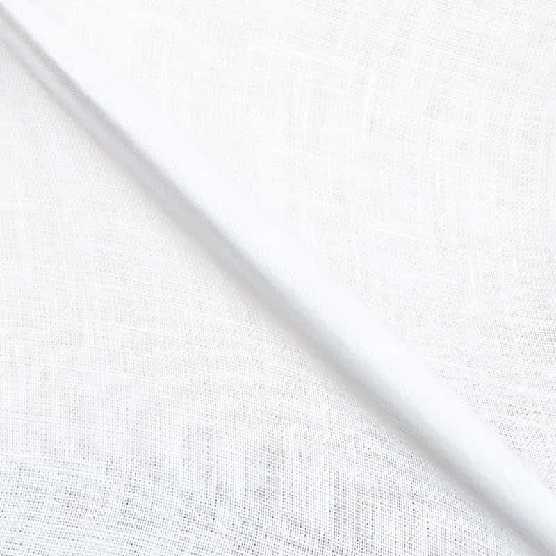 FINAMORE 半袖リネンシャツ WHITE