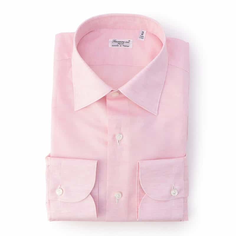 FINAMORE ドレスシャツ “MILANO" PINK