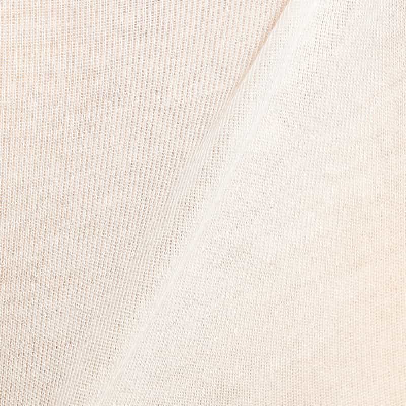 BARNEYS NEW YORK ウォッシャブルシアークルーネックニットプルオーバー WHITE