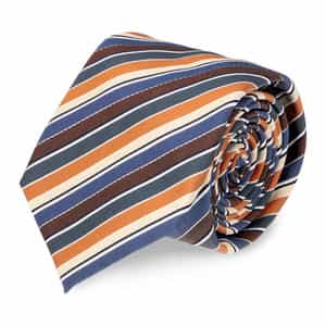 マルチストライプ柄タイ
