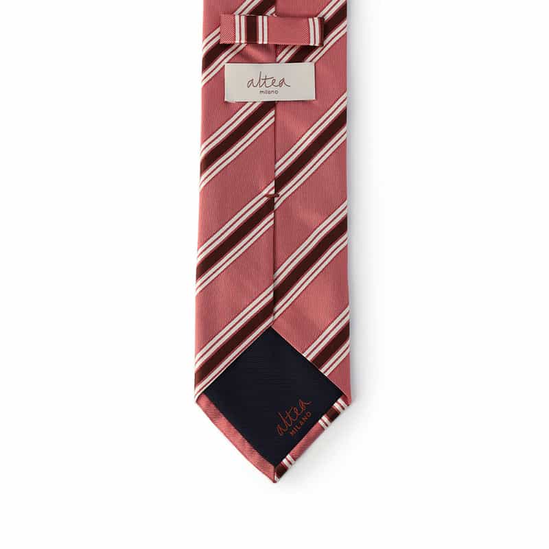 ALTEA シックンシンストライプ柄タイ PINK