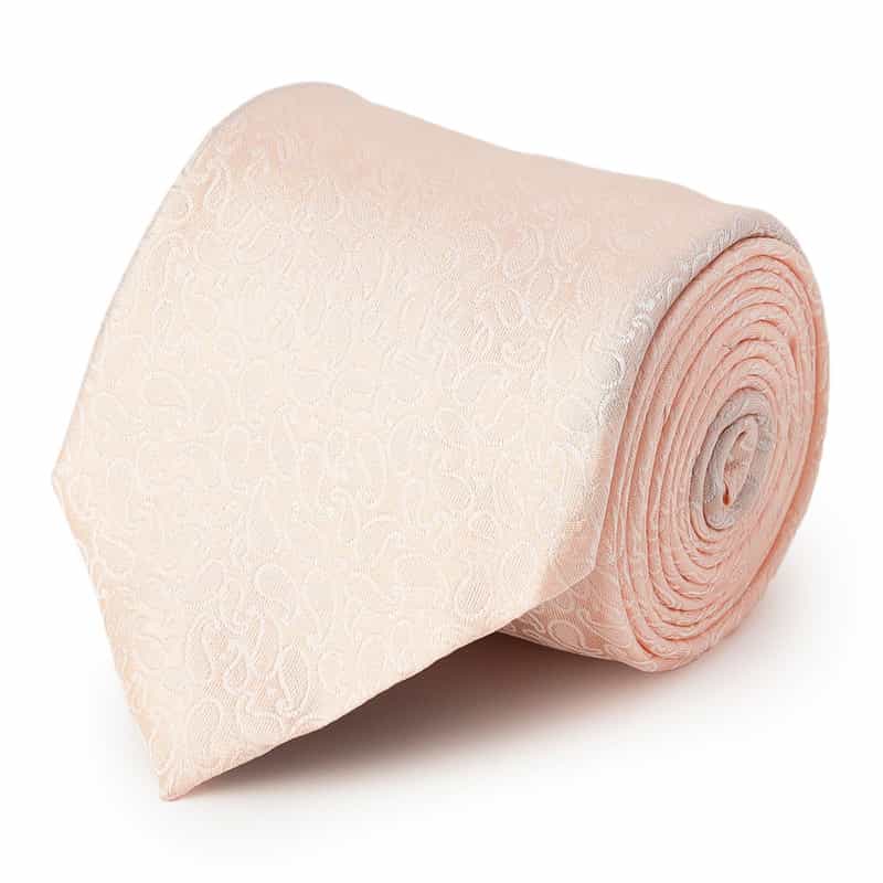 ALTEA サテンペイズリー柄タイ ORANGE